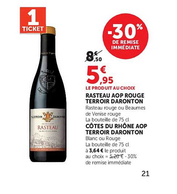 -30% DE REMISE IMMÉDIATE
