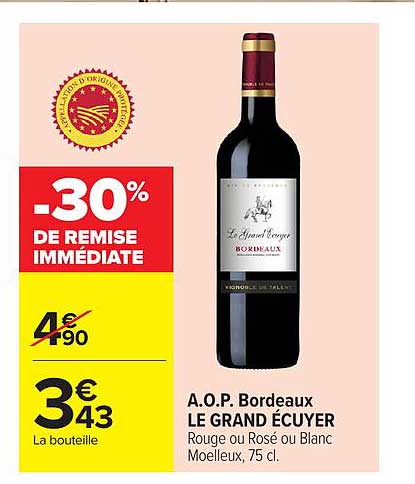 -30% DE REMISE IMMÉDIATE