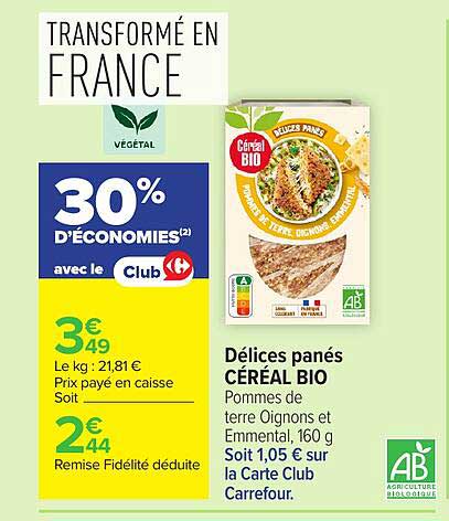 30% D’ÉCONOMIES avec le Club Carrefour