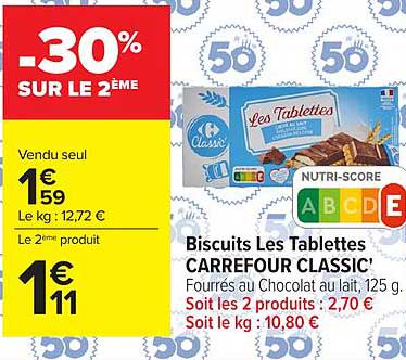 -30% SUR LE 2ÈME