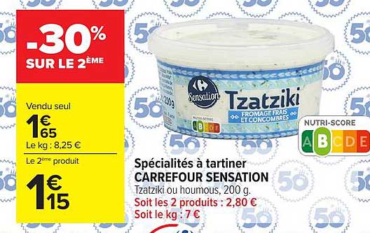 -30% SUR LE 2ÈME