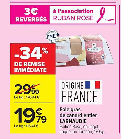 -34% DE REMISE IMMÉDIATE