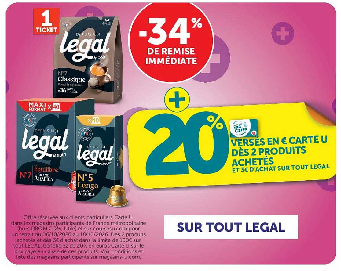 -34% DE REMISE IMMÉDIATE