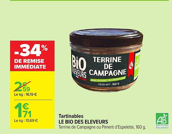 -34% DE REMISE IMMÉDIATE