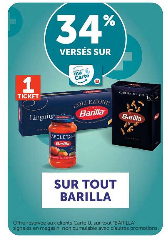 34% VERSÉS SUR ma Carte
