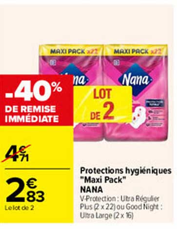 -40% DE REMISE IMMÉDIATE LOT DE 2