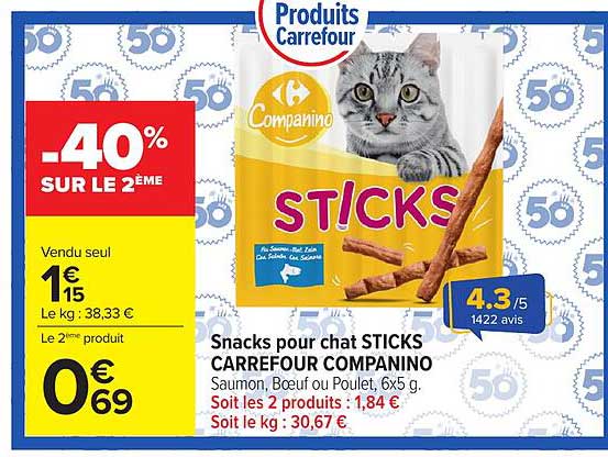 -40% SUR LE 2ÈME