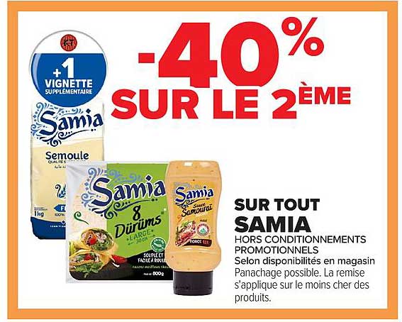 -40% SUR LE 2ÈME