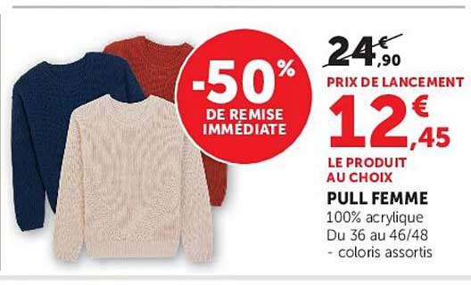 -50% DE REMISE IMMÉDIATE