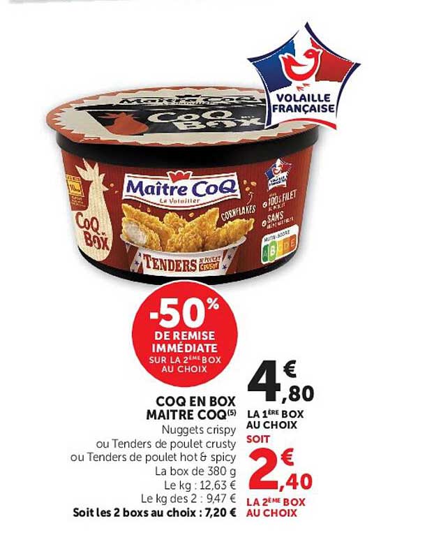-50% DE REMISE IMMÉDIATE SUR LA 2ÈME BOX AU CHOIX