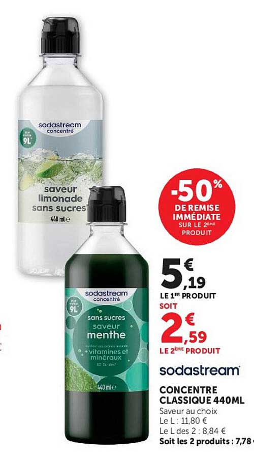 -50% DE REMISE IMMÉDIATE SUR LE 2ÈME PRODUIT
