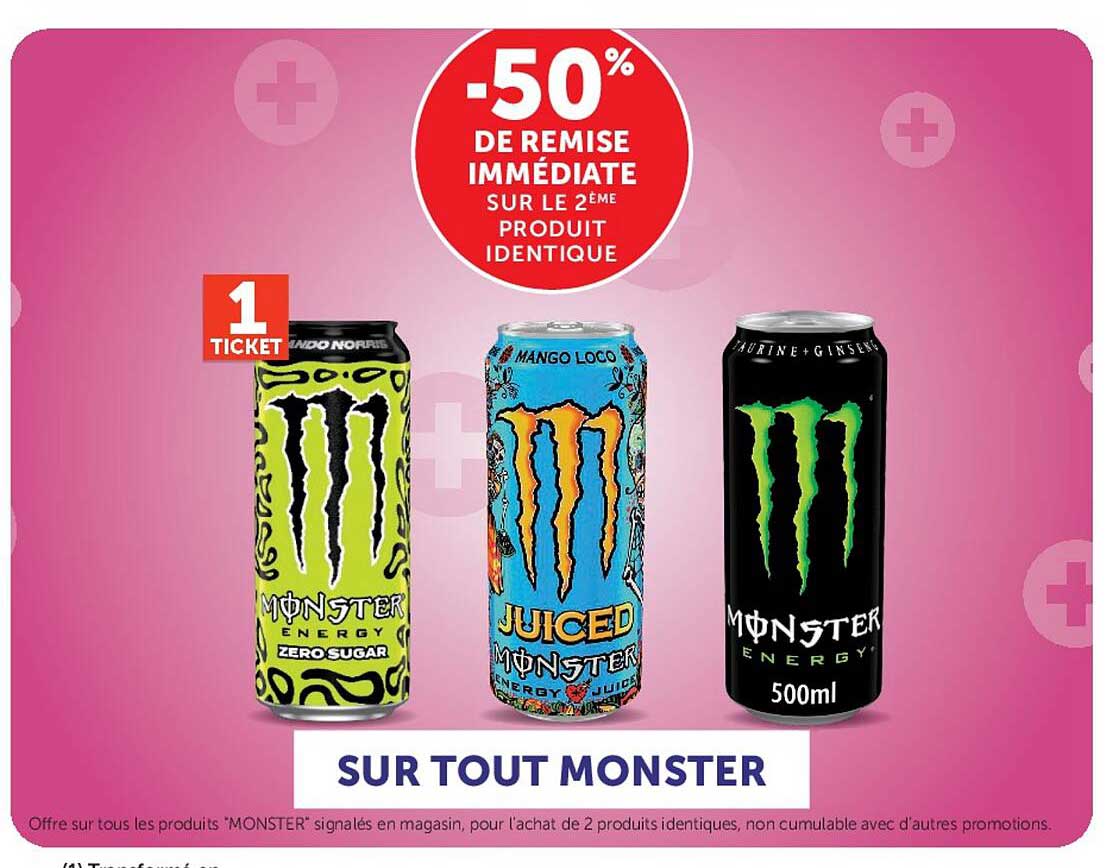 -50% DE REMISE IMMÉDIATE SUR LE 2ÈME PRODUIT IDENTIQUE