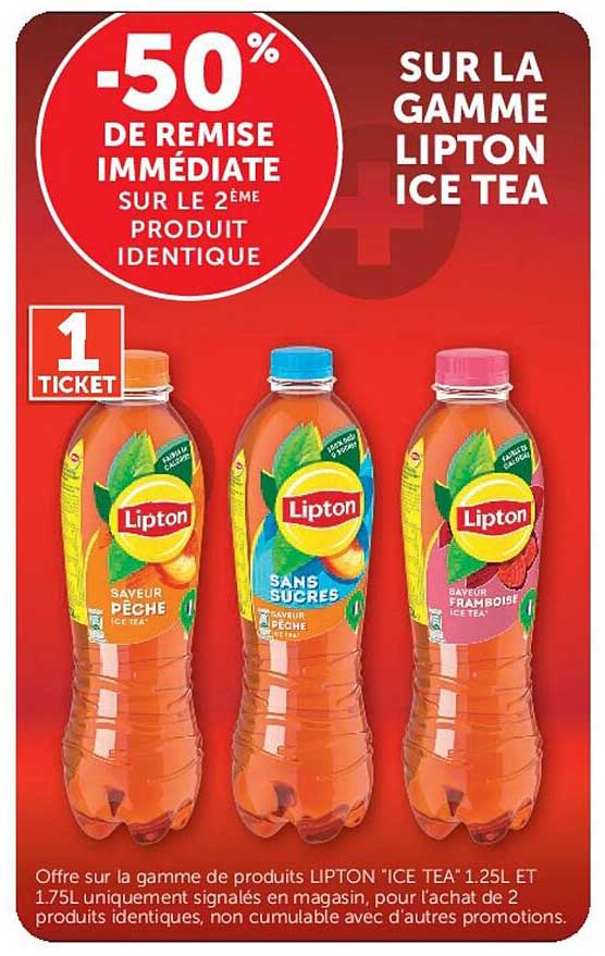 -50% DE REMISE IMMÉDIATE SUR LE 2ÈME PRODUIT IDENTIQUE