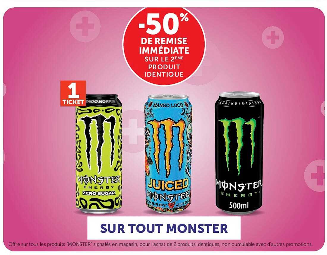 -50% DE REMISE IMMÉDIATE SUR LE 2ÈME PRODUIT IDENTIQUE