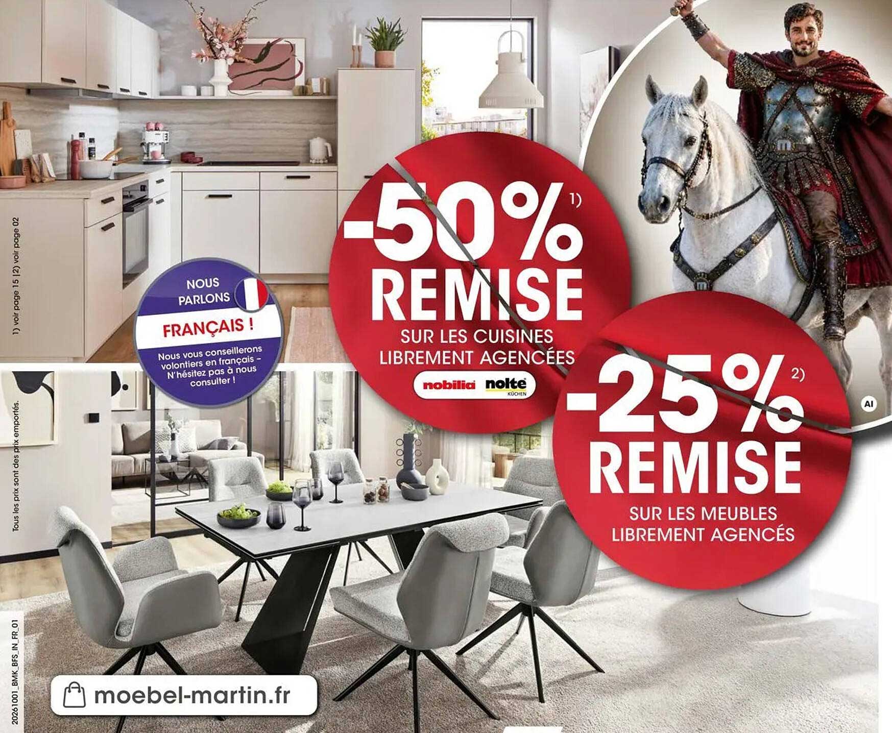 -50% REMISE SUR LES CUISINES LIBREMENT AGENCÉES