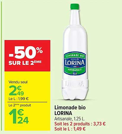 -50% SUR LE 2ÈME