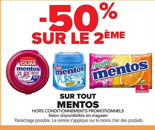-50% SUR LE 2ÈME