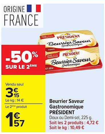 -50% SUR LE 2ÈME