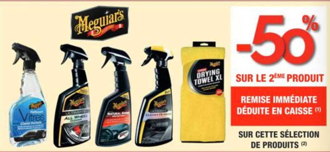 -50% SUR LE 2ÈME PRODUIT