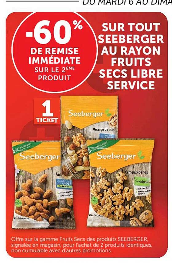 -60% de remise immédiate sur le 2ème produit