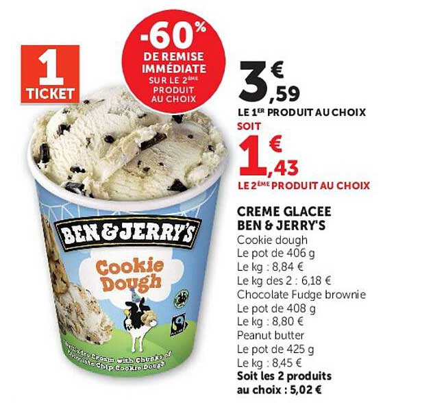 -60% DE REMISE IMMÉDIATE SUR LE 2ÈME PRODUIT AU CHOIX