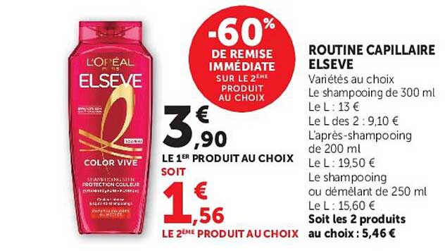 -60% DE REMISE IMMÉDIATE SUR LE 2ÈME PRODUIT AU CHOIX