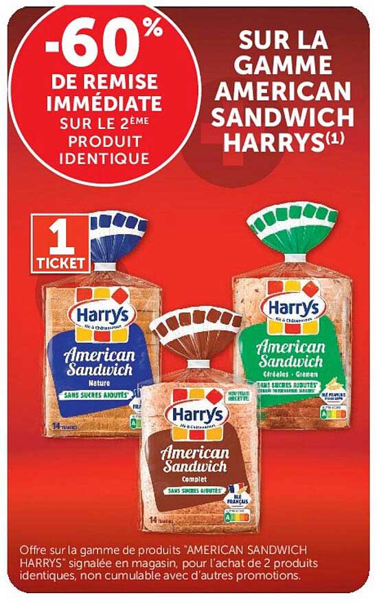 -60% DE REMISE IMMÉDIATE SUR LE 2ÈME PRODUIT IDENTIQUE