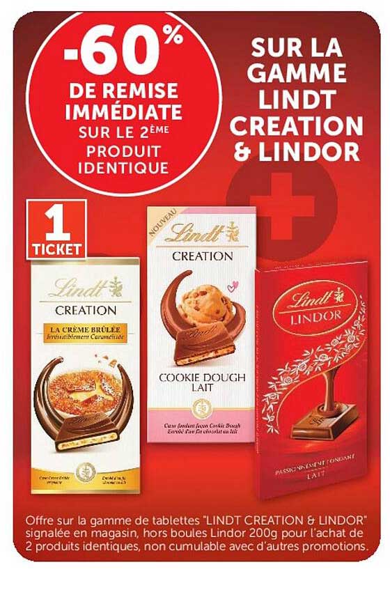 -60% DE REMISE IMMÉDIATE SUR LE 2ÈME PRODUIT IDENTIQUE