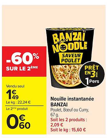 -60% SUR LE 2ème