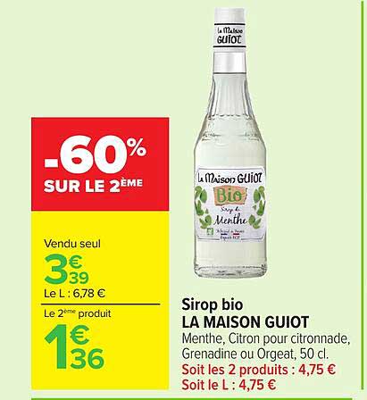 -60% SUR LE 2ème