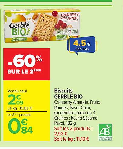 -60% SUR LE 2ÈME