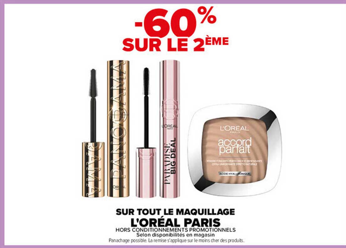 -60% SUR LE 2ÈME
