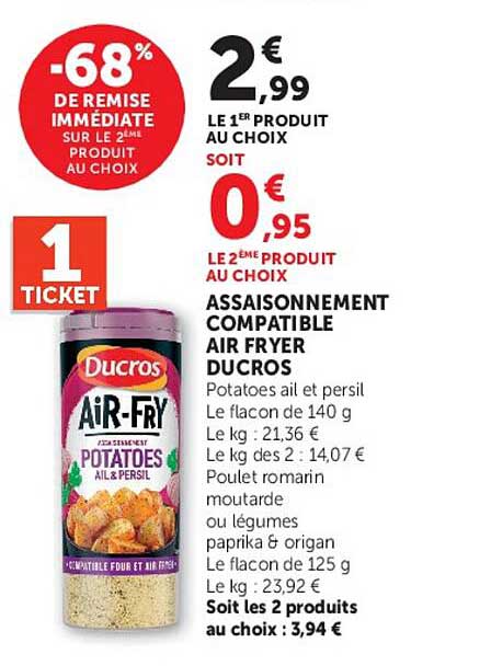 -68% DE REMISE IMMÉDIATE SUR LE 2ÈME PRODUIT AU CHOIX