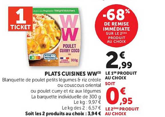 -68% DE REMISE IMMÉDIATE SUR LE 2ÈME PRODUIT AU CHOIX