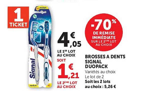 -70% DE REMISE IMMÉDIATE SUR LE 2E LOT AU CHOIX