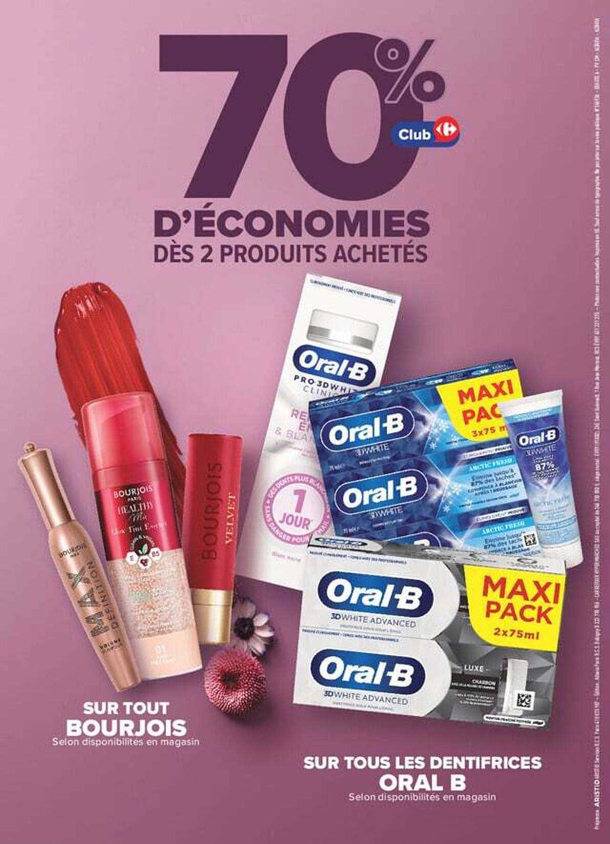 70% D'ÉCONOMIES DÈS 2 PRODUITS ACHETÉS