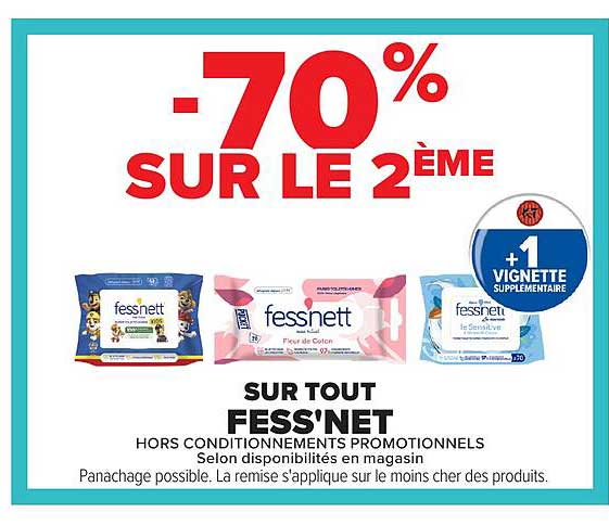 -70% SUR LE 2ÈME SUR TOUT FESS'NET