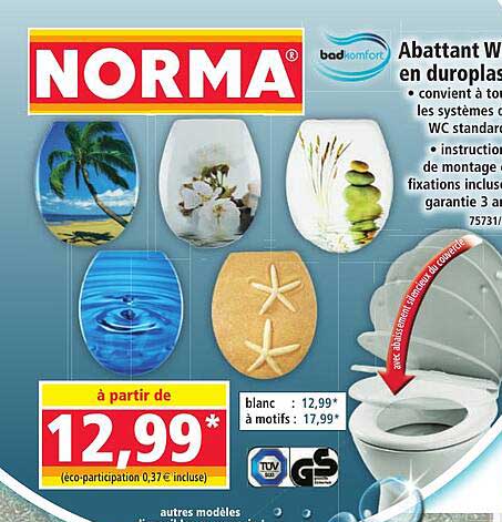 Abattant WC en duroplast