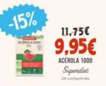 ACEROLA 1000 Superdiet - 24 comprimés