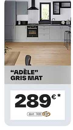 “ADÈLE” GRIS MAT