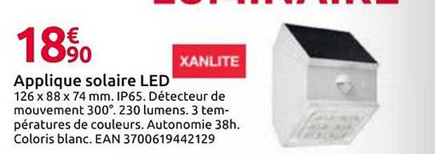 Applique solaire LED