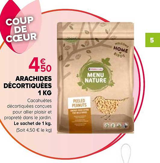 ARACHIDES DÉCORTIQUÉES 1 KG