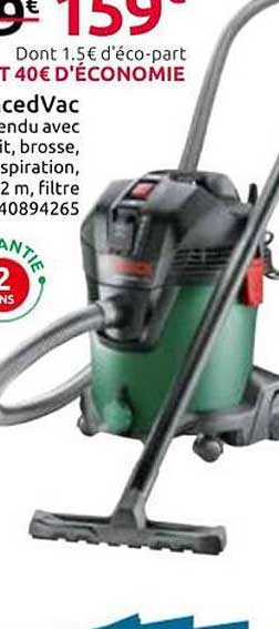 Aspirateur eau et poussières AdvancedVac