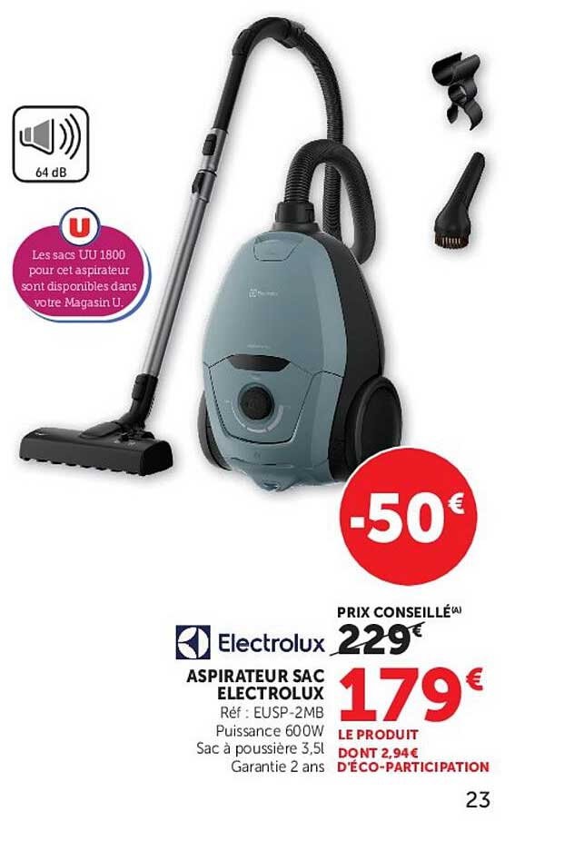 ASPIRATEUR SAC ELECTROLUX