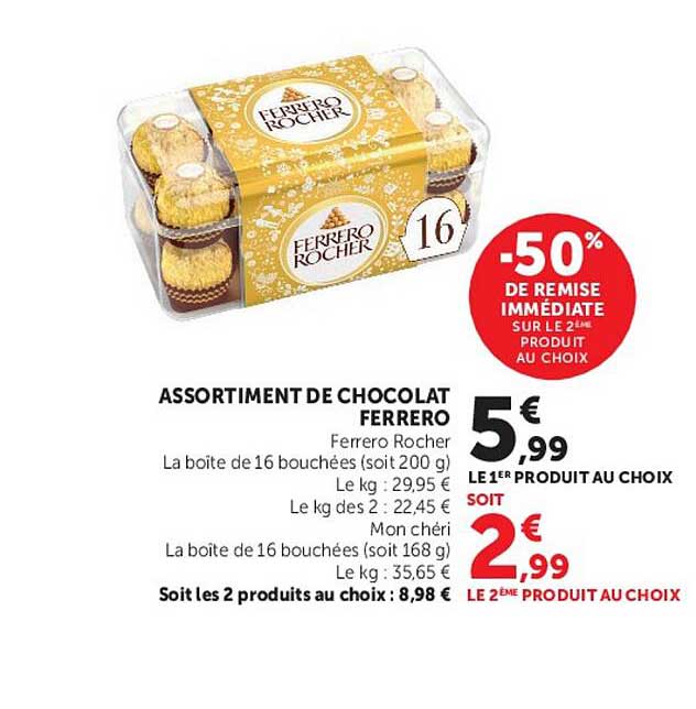 ASSORTIMENT DE CHOCOLAT FERRERO