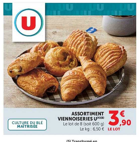 ASSORTIMENT VIENNOISERIES U(4B)