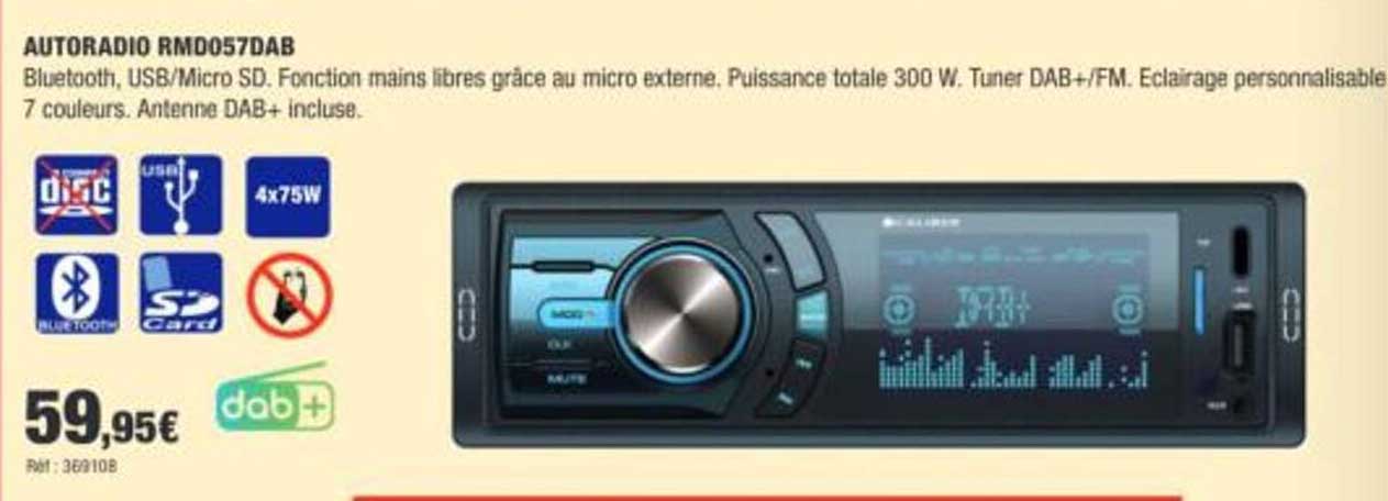 AUTORADIO RMD057DAB