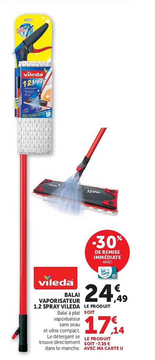 BALAI VAPORISATEUR 1.2 SPRAY VILEDA