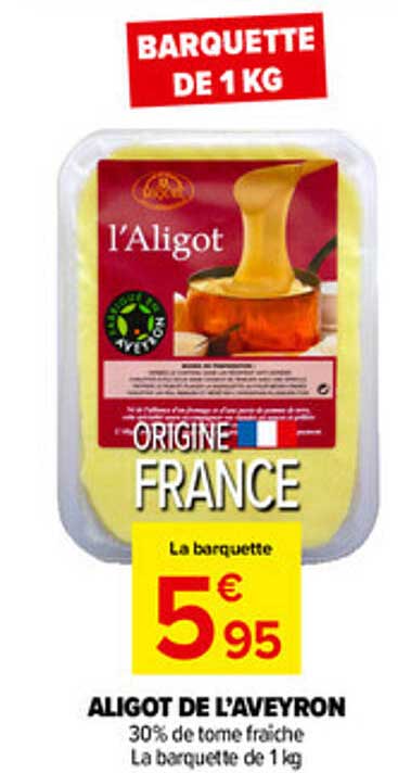 BARQUETTE DE 1 KG