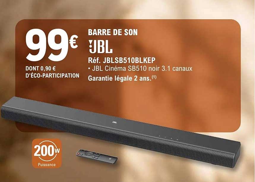BARRE DE SON JBL